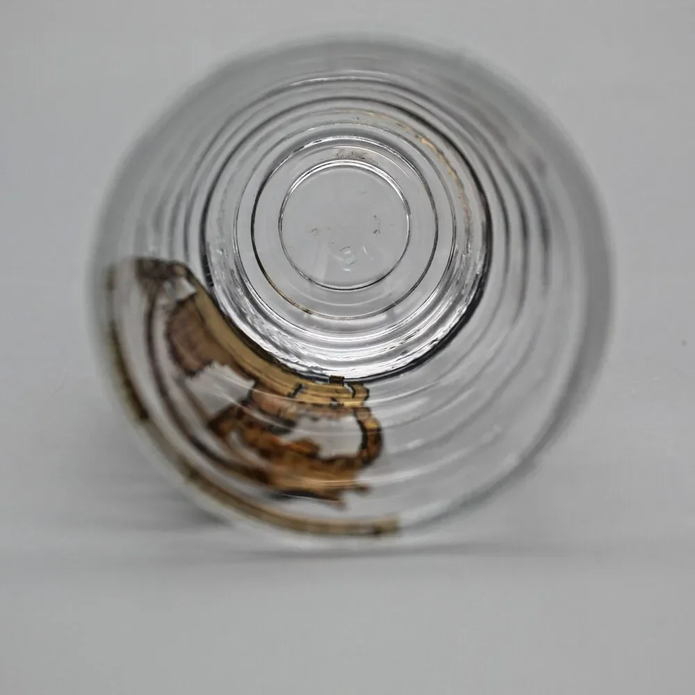 Vintage Texas Shot Glass Boots Cowboy Hat Lasso Cactus Barware